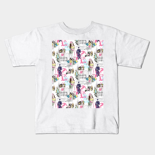 NY LOVE Kids T-Shirt by Remotextiles